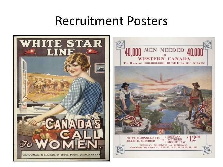 Recruitment Posters 