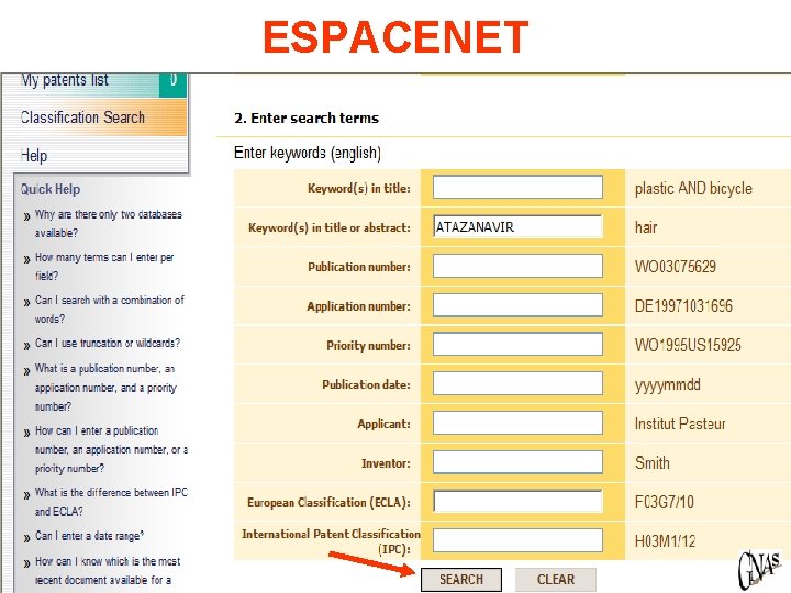 ESPACENET 30 