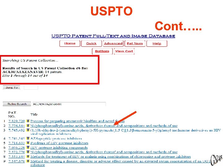 USPTO Cont…. . 36 