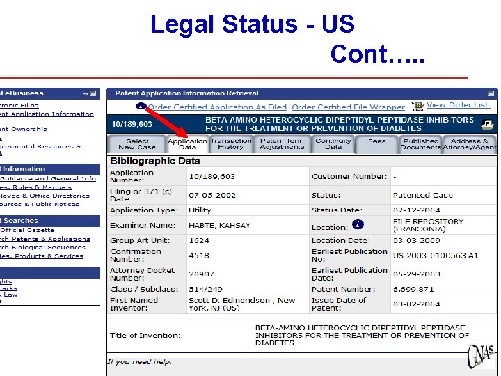 Legal Status - US Cont…. . 51 