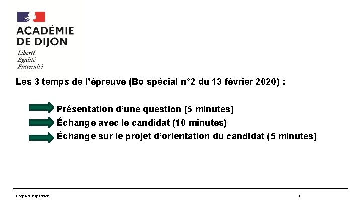 Les 3 temps de l’épreuve (Bo spécial n° 2 du 13 février 2020) :
