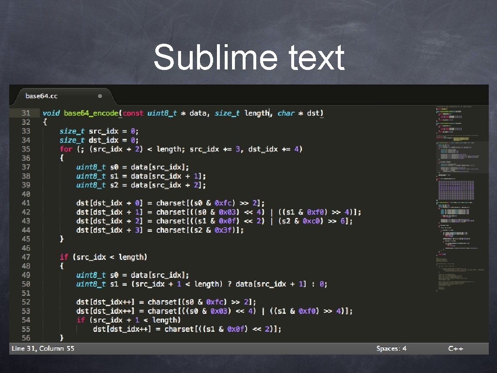 Sublime text 