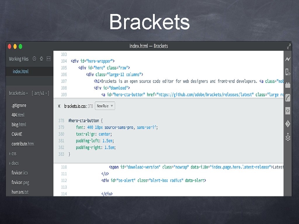 Brackets 