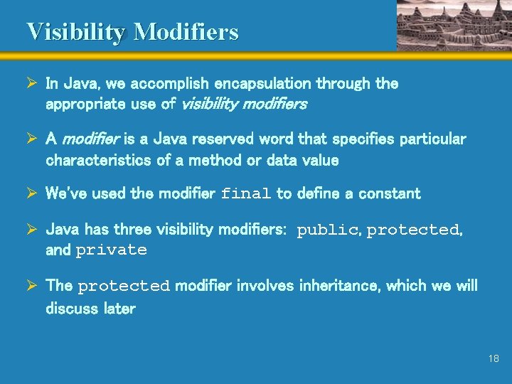 Chapter 4 Writing Classes Presentation slides for Java