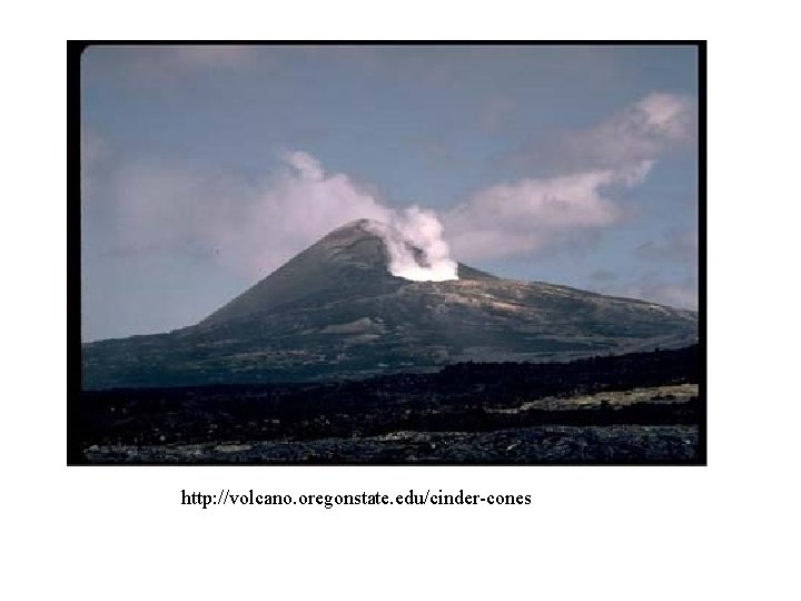 http: //volcano. oregonstate. edu/cinder-cones 