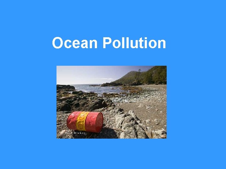 Ocean Pollution 