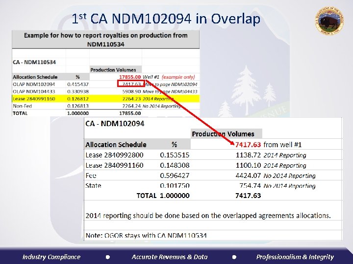 1 st CA NDM 102094 in Overlap Industry Compliance Accurate Revenues & Data Professionalism