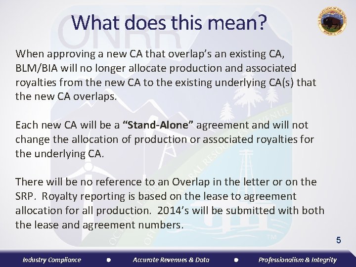 What does this mean? When approving a new CA that overlap’s an existing CA,