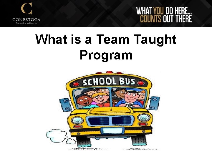 What is a Team Taught Program 
