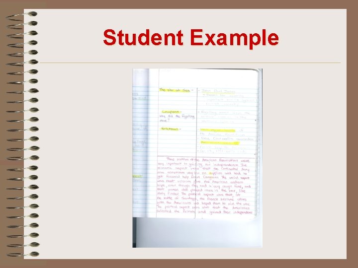 Student Example 