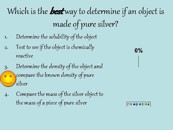 Which is the best way to determine if an object is made of pure