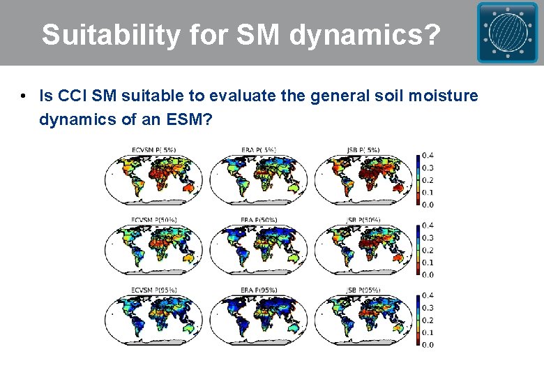Suitability for SM dynamics? • Is CCI SM suitable to evaluate the general soil