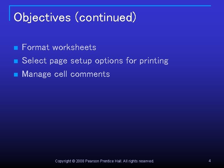 Exploring Microsoft Office Excel 2007 Chapter 1 Introduction
