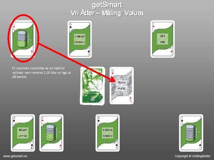 get. Smart Vri Åtter – Måling: Volum Et ruterkort med bilde av en halvfull