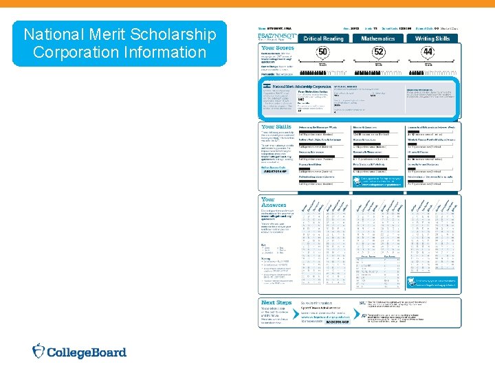 National Merit Scholarship Corporation Information 