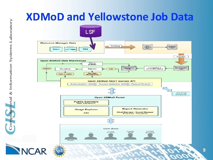 XDMo. D and Yellowstone Job Data LSF 9 