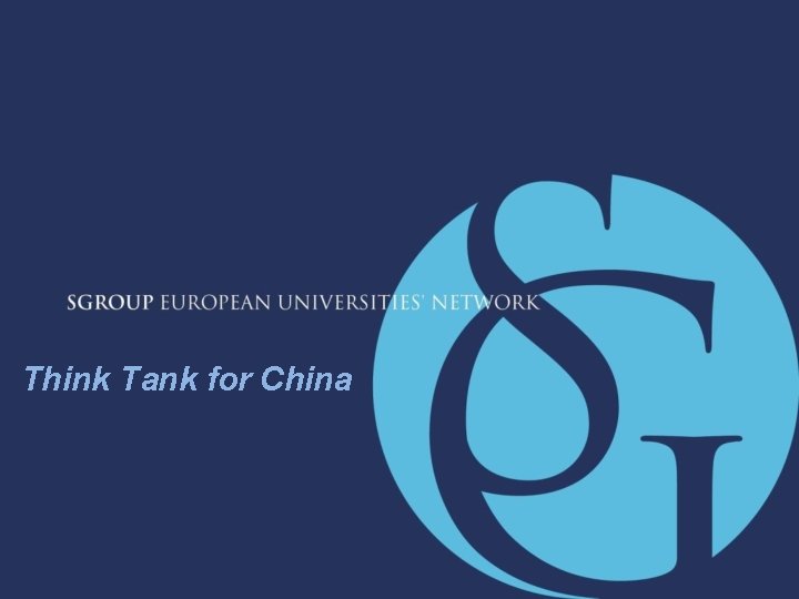 Think Tank for China 