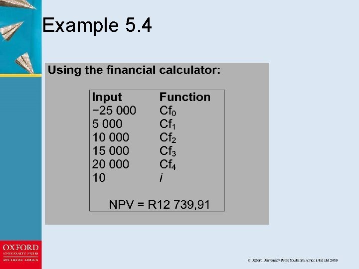 Example 5. 4 