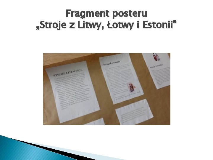 Fragment posteru „Stroje z Litwy, Łotwy i Estonii” 