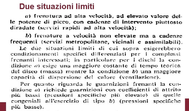 Due situazioni limiti 