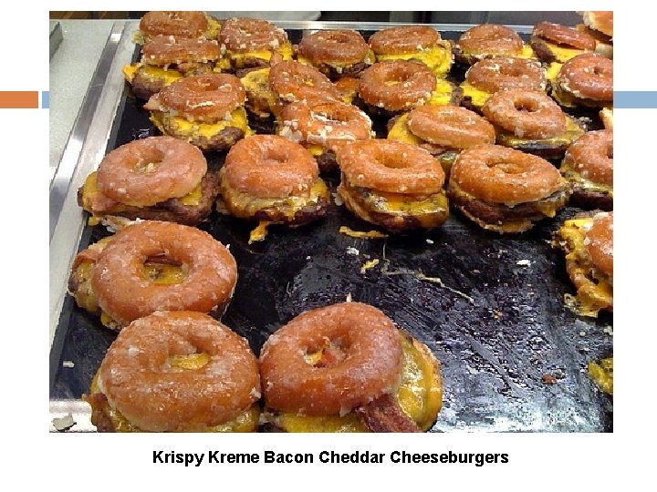 Krispy Kreme Bacon Cheddar Cheeseburgers 