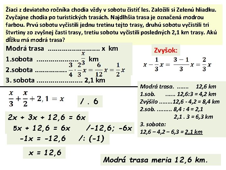 Žiaci z deviateho ročníka chodia vždy v sobotu čistiť les. Založili si Zelenú hliadku.