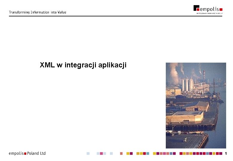 XML w integracji aplikacji 1 