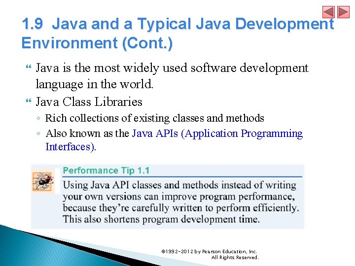 1. 9 Java and a Typical Java Development Environment (Cont. ) Java is the