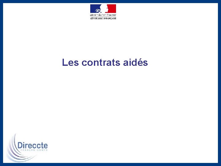 Les contrats aidés 