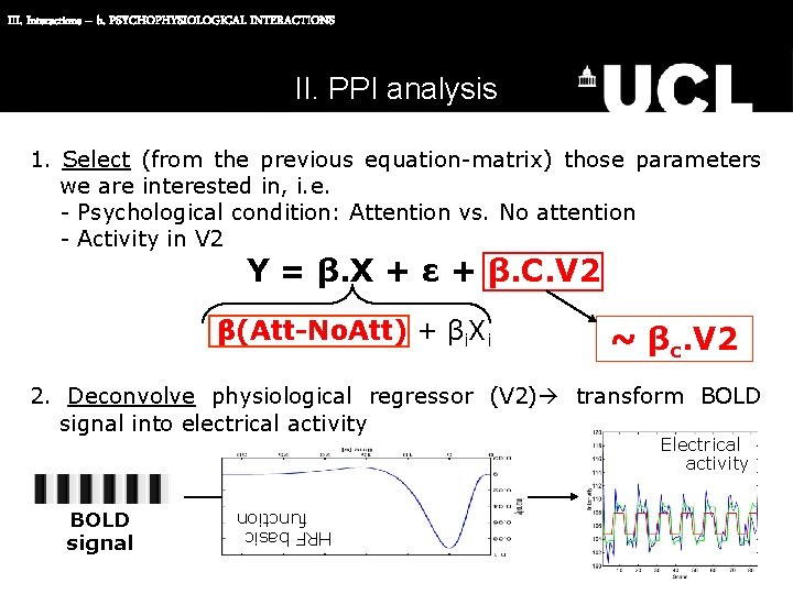 III. Interactions – b. PSYCHOPHYSIOLOGICAL INTERACTIONS II. PPI analysis 1. Select (from the previous