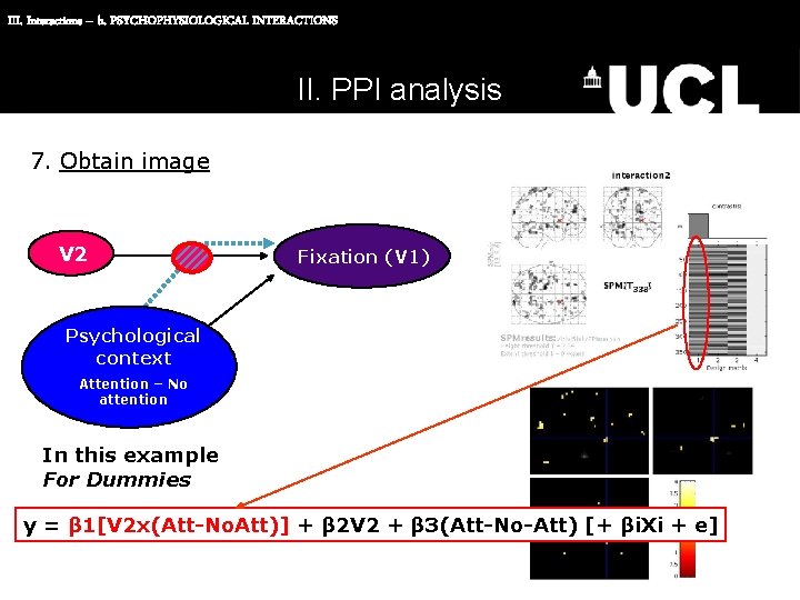 III. Interactions – b. PSYCHOPHYSIOLOGICAL INTERACTIONS II. PPI analysis 7. Obtain image V 2