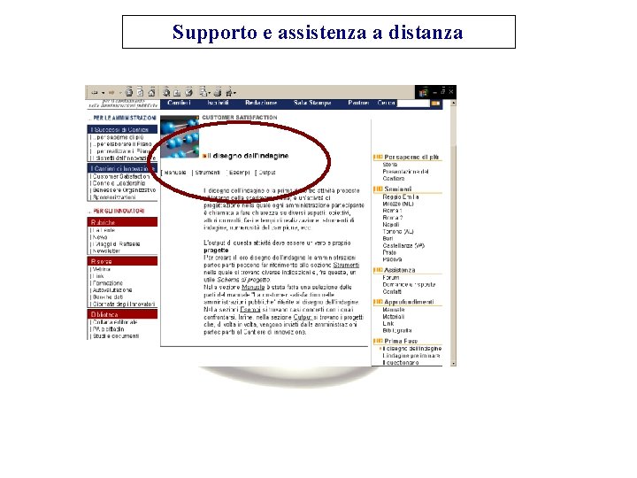 Supporto e assistenza a distanza 