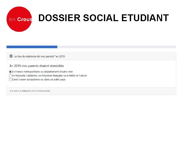 DOSSIER SOCIAL ETUDIANT 