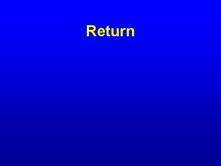 Return 