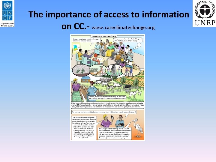 The importance of access to information on CC. - www. careclimatechange. org 