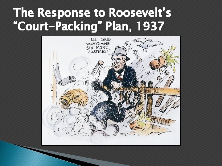 The Response to Roosevelt’s “Court-Packing” Plan, 1937 