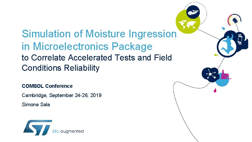 Simulation of Moisture Ingression in Microelectronics Package to Correlate Accelerated Tests and Field Conditions