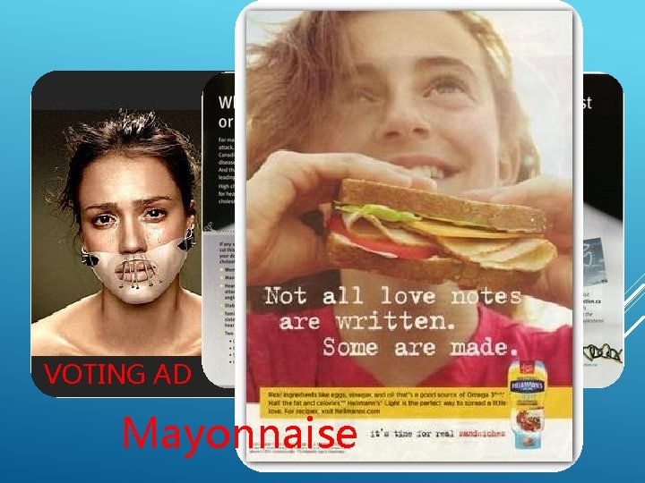 VOTING AD Mayonnaise Medical Ad 