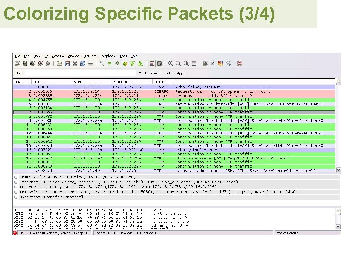 Colorizing Specific Packets (3/4) 