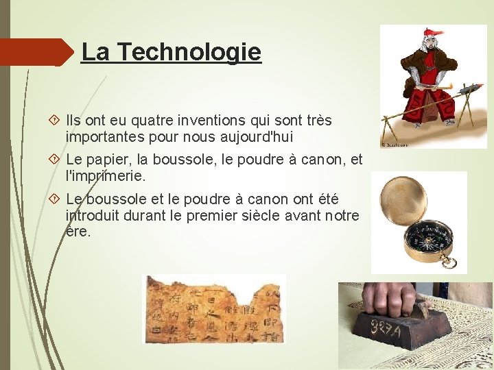 La Technologie Ils ont eu quatre inventions qui sont très importantes pour nous aujourd'hui