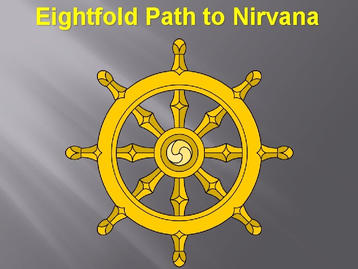 Eightfold Path to Nirvana 