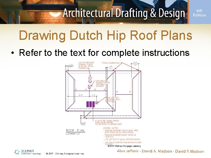 Drawing Dutch Hip Roof Plans • Refer to the text for complete instructions 