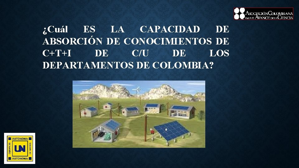 ¿Cuál ES LA CAPACIDAD DE ABSORCIÓN DE CONOCIMIENTOS DE C+T+I DE C/U DE LOS ¿Cuál ES LA CAPACIDAD DE ABSORCIÓN DE CONOCIMIENTOS DE C+T+I DE C/U DE LOS