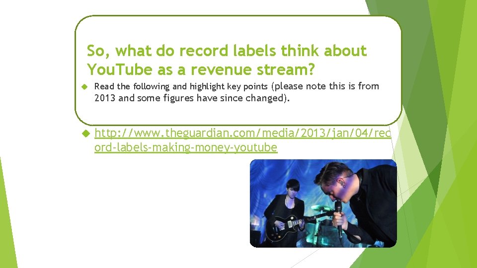 So, what do record labels think about You. Tube as a revenue stream? Read