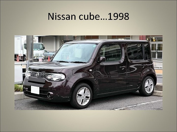 Nissan cube… 1998 