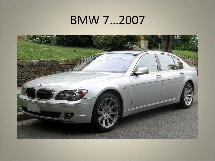 BMW 7… 2007 