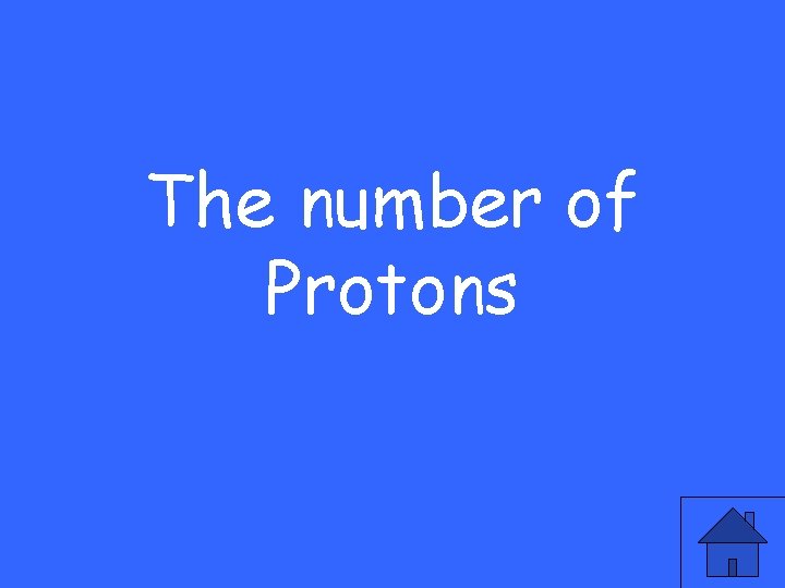 The number of Protons 