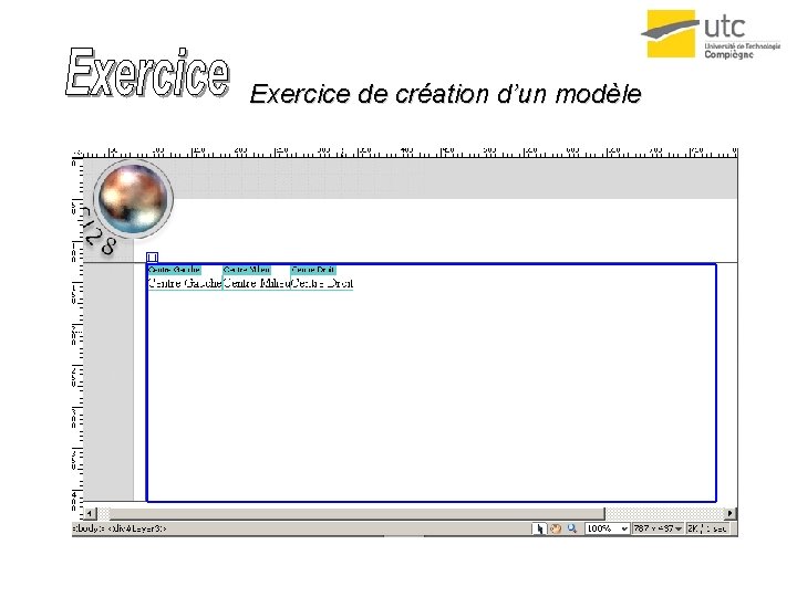 Exercice de création d’un modèle 