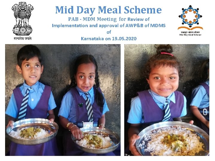 Mid Day Meal Scheme PAB - MDM Meeting for Review of Implementation and approval