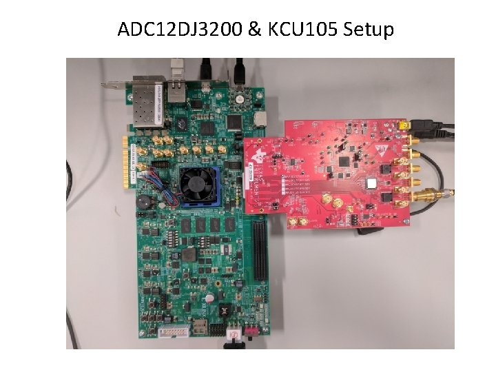 ADC 12 DJ 3200 & KCU 105 Setup 